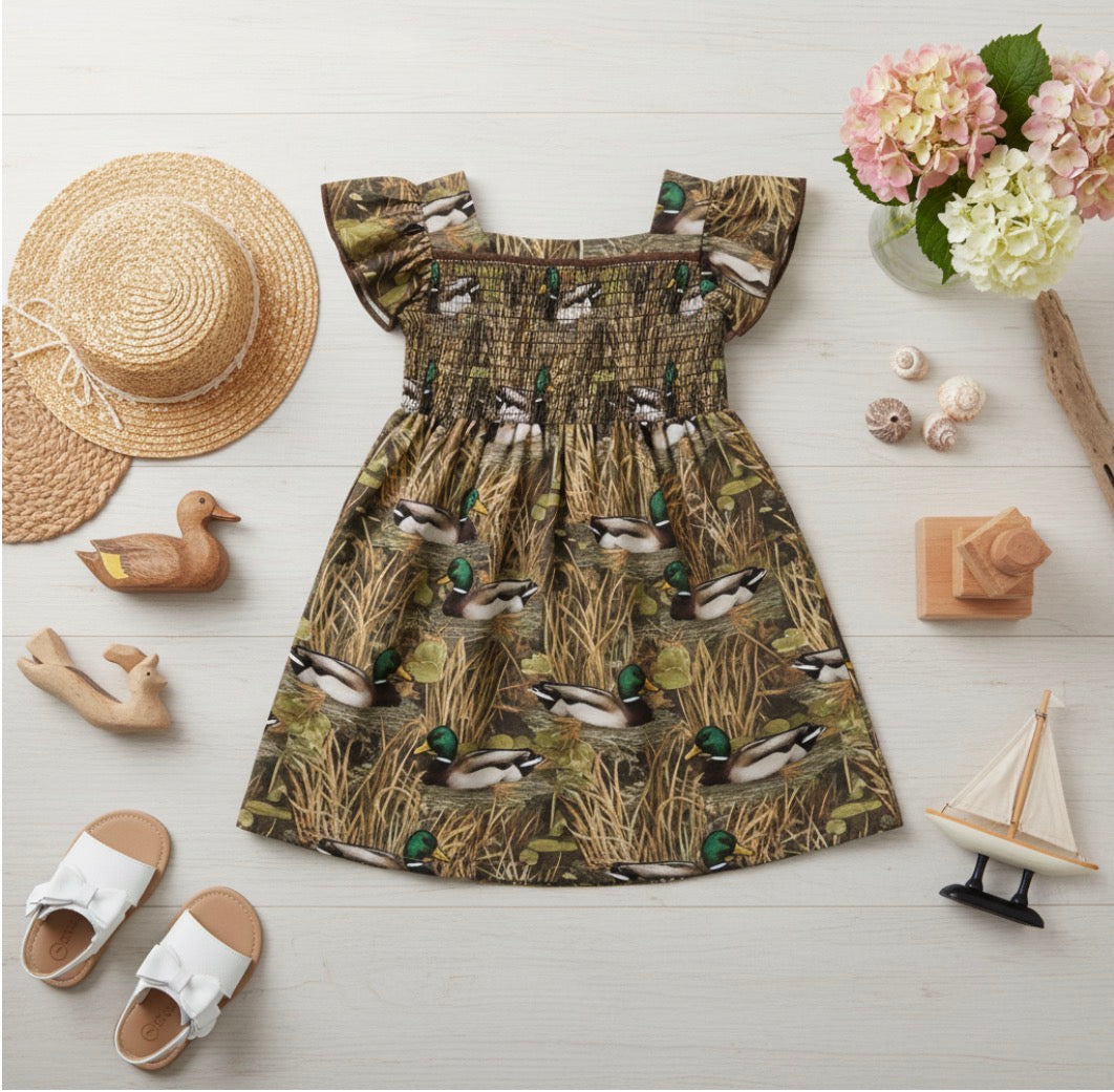 Custom Mallard Smock Dress
